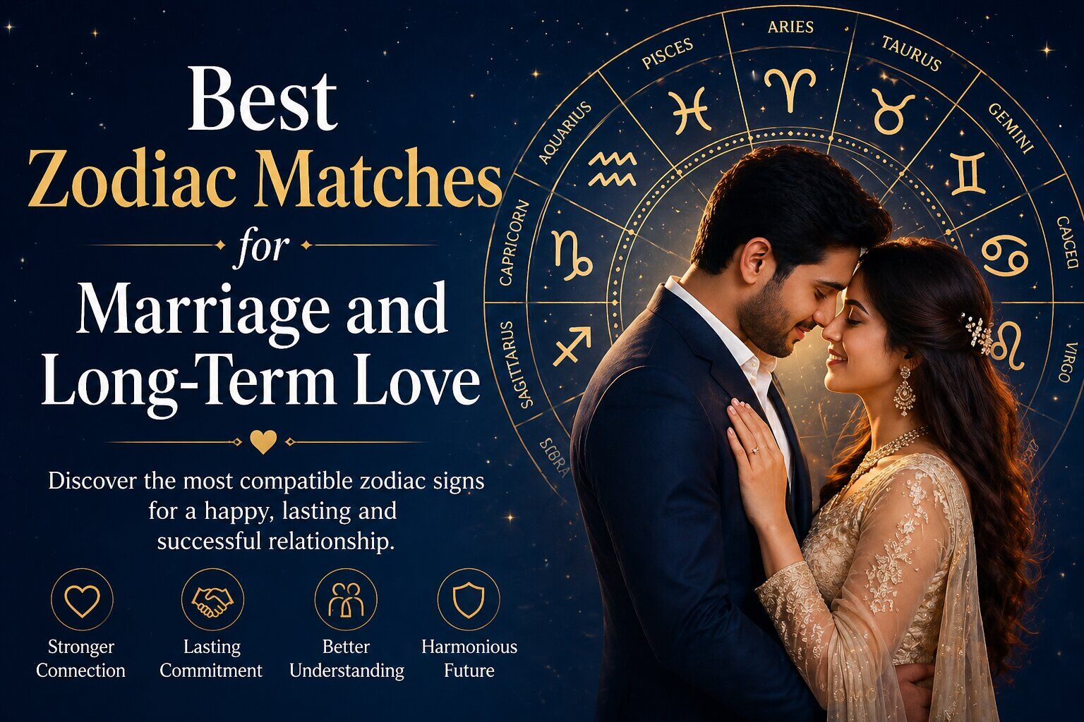 Best Zodiac Matches for Marriage and Long-Term Love
