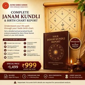 Complete Janam Kundli & Birth Chart Report