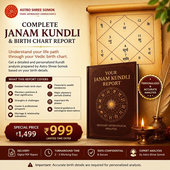 Complete Janam Kundli & Birth Chart Report