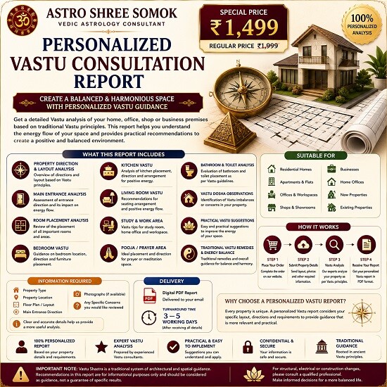 Personalized Vastu Consultation Report