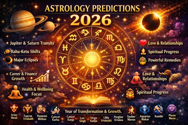 Horoscope 2026 Astrology Predictions for All Zodiac Signs | Yearly Guide